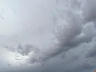 Nubes, tormenta en Salamanca. Foto S24H