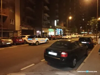 Policía Local en la calle Greco