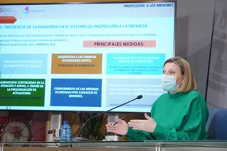 La consejera de Familia e Igualdad de Oportunidades, Isabel Blanco. | FOTO: ICAL