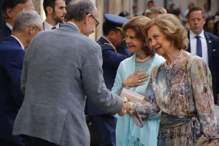 La Reina de Suecia y Doña Sofía asisten al concierto de la Orquesta Clásica del Teatro Liceo