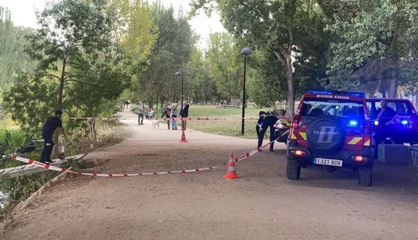 Despliegue de los servicios de emergencias en la zona
