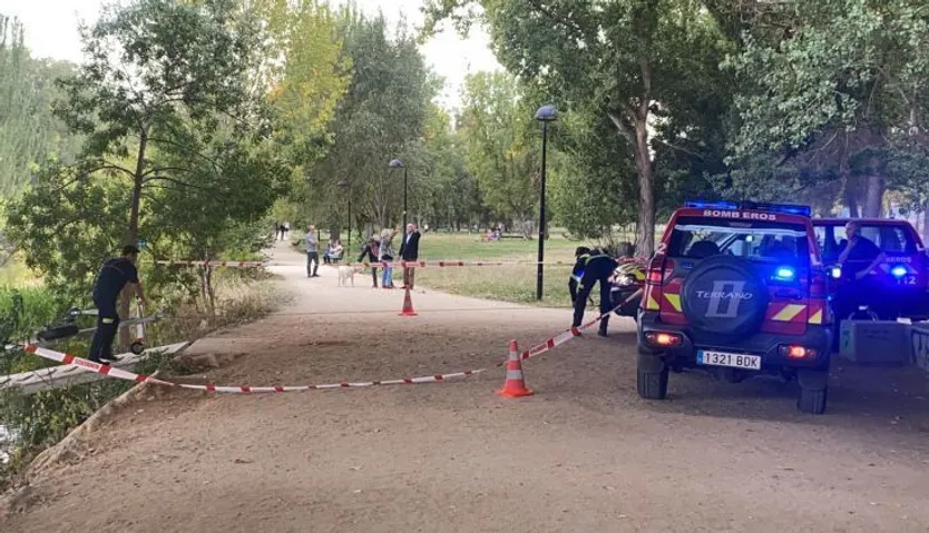 Despliegue de los servicios de emergencias en la zona