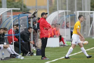 Sergio Hernández, durante su etapa en la UD Santa Marta | FOTO SALAMANCA24HORAS.COM