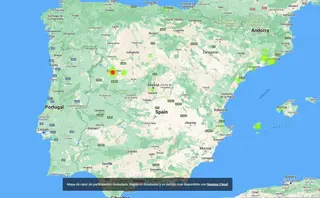 Mapa Nasapp incidencia de olores en España