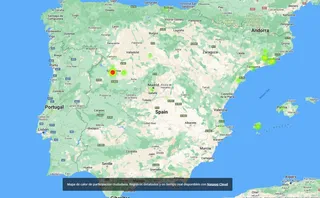 Mapa Nasapp incidencia de olores en España