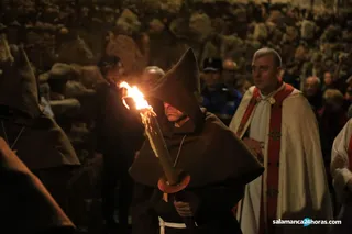 Una procesión de la Semana Santa de Salamanca