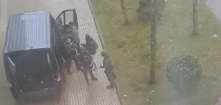 Operación Guardia Civil en la plaza Castrotorafe, en el barrio de Capuchinos