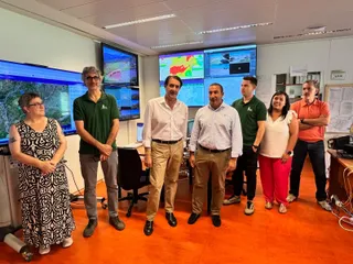 Visita al Centro Provincial de Mando de Salamanca del consejero de Medio Ambiente, Juan Carlos Suárez-Quiñones . Fotos S24H