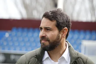 Luis Ayllón, en su debut con Unionistas | FOTO SALAMANCA24HORAS.COM
