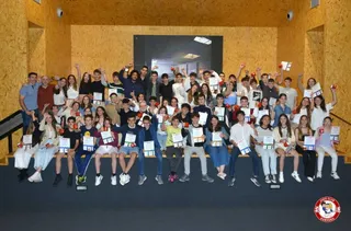 Entrega de diplomas del Gimnasio Zarza