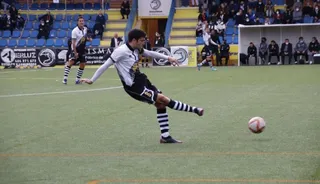 Nespral, en el choque ante el Valladolid Promesas | FOTO SALAMANCA24HORAS.COM
