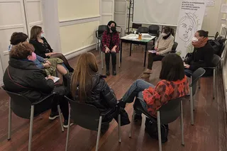 Media docena de mujeres emprendedoras de Peñaranda han acudido a la reunión