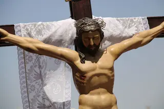Procesión en honor al Cristo de las Batallas en Castellanos de Moriscos | Javier S. Fraile