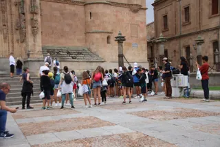 Excursión de turistas