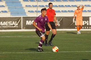 Luis Lara, en el derbi | FOTO JUANES