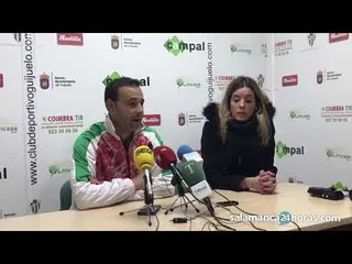 Rueda de prensa de Ángel Sánchez tras el Guijuelo - Unionistas
