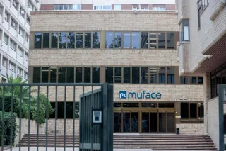 Archivo - Fachada de un edificio de Muface. - Ricardo Rubio - Europa Press - Archivo