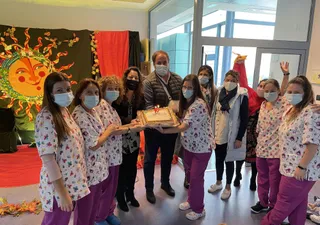 Cumpleaños en la Escuela Infantil de Guijuelo.