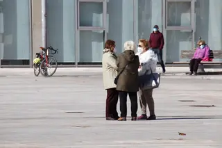 Gente en Plaza de la Concordia