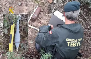 Artefactos explosivos hallados en Monte la Reina (Zamora)