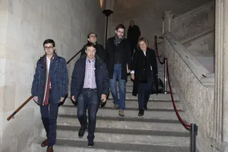 Visita del PSOE a la Universidad