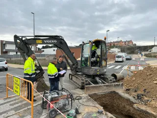 Comienza la obra para la prevención de inundaciones en la zona sur del casco urbano y paseo de Fonseca (Villamayor)