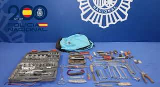 Herramientas robadas del interior de una furgoneta en la calle Jamaica.