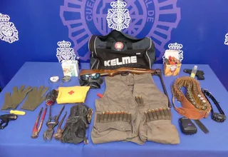 Material incautado por la Policía Nacional de Salamanca