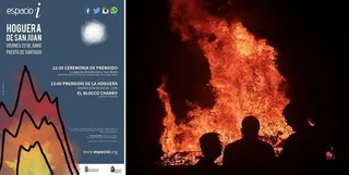 La hoguera de San Juan vuelve a arder en la Puerta de Santiago mirobrigense