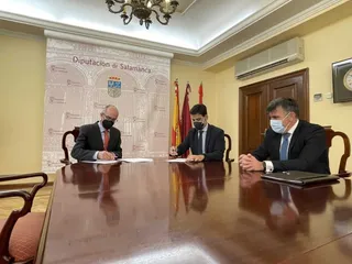 convenio Unicaja y Diputación