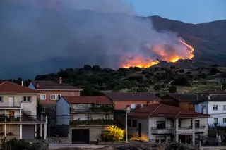 Incendio en Burgohondo. ICAL