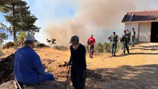Zona afectada por el incendio en Mombeltrán | ICAL