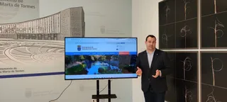 David Mingo presenta la nueva web municipal