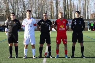 Capitanes del Júpiter Leonés y UD Santa Marta | FOTO UD SANTA MARTA