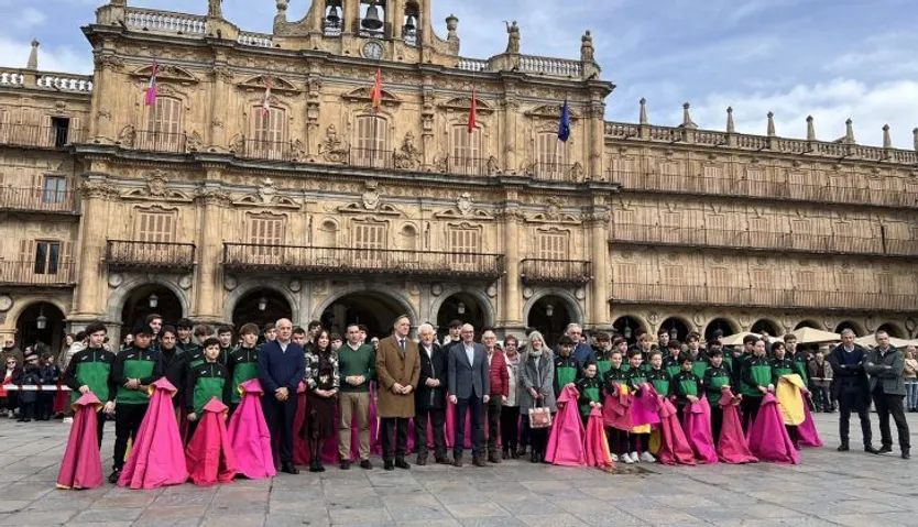 Exhibición de alumnos de la Escuela de Tauromaquia de Salamanca en la Plaza. Foto: Ayuntamiento de Salamanca