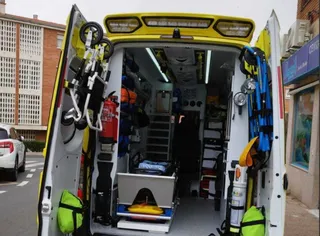 Ambulancia Santa Marta. Foto de archivo