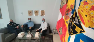Despedida del coronel jefe de Matacán