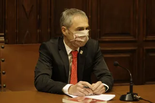 Tradicional encuentro del rector con los medios para hacer balance del año.