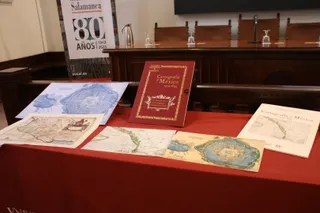 presentación del libro “Cartografía de México en la Biblioteca Histórica de la Universidad de Salamanca”