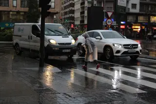 Lluvia, mal tiempo, avenida de Mirat