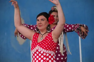 Fiestas en Castellanos de Villiquera: sevillanas