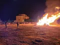 Hoguera de San Juan en Pelabravo