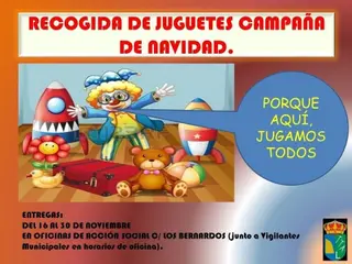 El Ayuntamiento pone en marcha la campaña de recogida de juguetes Porque aquí jugamos todos