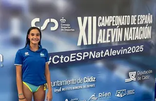 Paula Martínez, nadadora del Acuático Salamanca | FOTO ACUÁTICO SALAMANCA