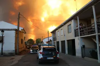 Incendio entre Trabanca y Fermoselle