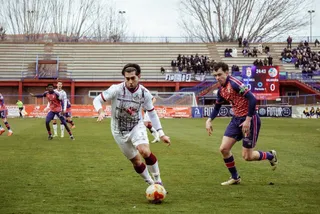 Pulpón, ante el Real Ávila | FOTO SALAMANCA CF UDS