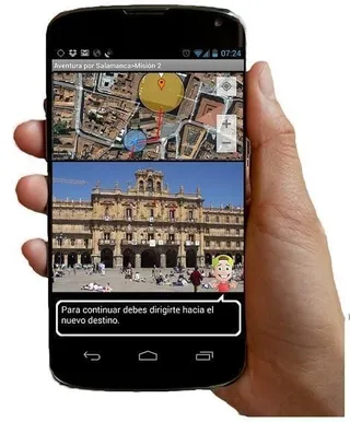 Aventuras gráficas guiadas por GPS para móviles