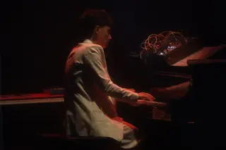Hara Alonso durante su espectáculo en el Teatro Liceo.