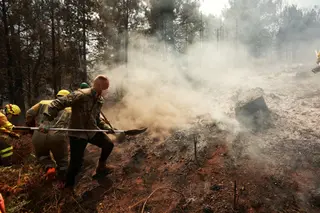 Confinada preventivamente la población de la Alberca por el Incendio de Índice de Gravedad 2 | José Vicente/ ICAL