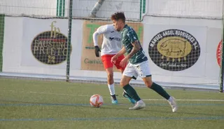 Caramelo, ante el Ribert | FOTO SALAMANCA24HORAS.COM